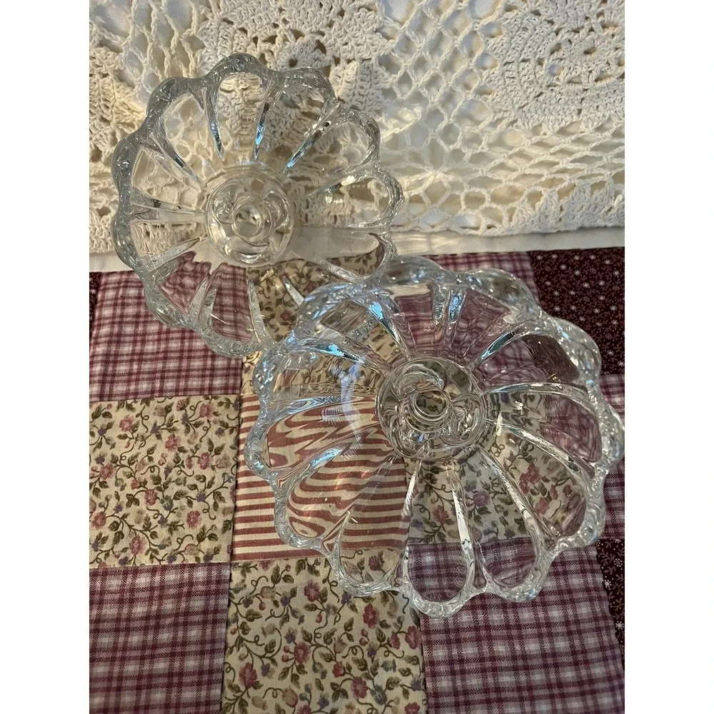 Sconce Glass Candle Holder Part 2 Piece Home Interiors